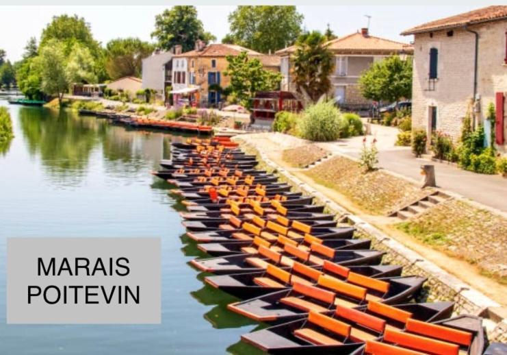 Maison De La Mare Aux Rainettes Location Vacances Standing Au Coeur Du Marais Poitevin - 3 Chambres - 6 Personnes La Celle-sous-Gouzon Exterior photo